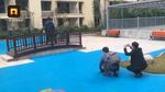 Duh! Kirain Danau Beneran di Apartemen, Nggak Tahunya Palsu