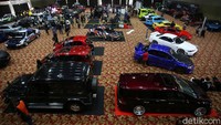 Aneka mobil yang mengikuti kontes IAM di Ecovention, Ancol, Jakarta.