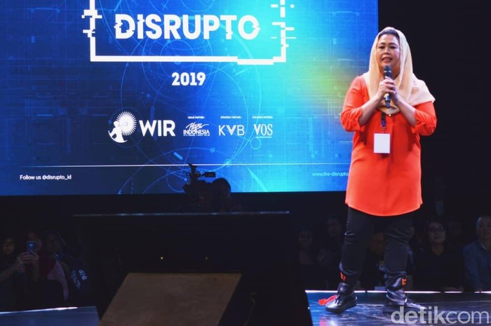 Yenny Wahid di Disrupto. Foto: Agus Tri Haryanto/detikINET Yenny Wahid di Disrupto. Foto: Agus Tri Haryanto/detikINET