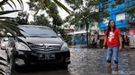 Jalan Protokol di Palembang Kebanjiran Usai Diguyur Hujan Lebat