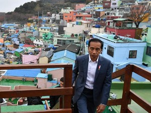 Jokowi Ingin Tiru Desa Warna-warni Gamcheon Busan: Dulunya Kampung Kumuh