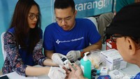 Tak hanya itu adapula pemeriksaan kesehatan gratis.