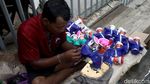 Unik! Ondel-Ondel Ini Dibuat dari Sampah Botol Plastik