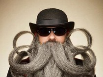 Penampakan Juara Kontes Jenggot-Kumis Bikin Tercengang, Ada Juga Wanita