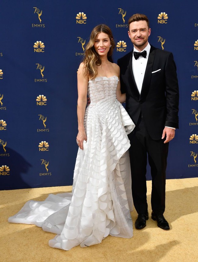 Justin Timberlake dan Jessica Biel mengikat janji suci pada Oktober 2012 dengan mengundang 100 tamu. Pernikahan yang dilakukan di resort mewah Borgo Engnazia, Puglia, itu menelan biaya US$9 juta atau sekira Rp 146 miliar. Foto: Getty Images