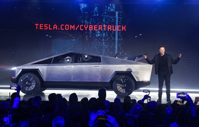 Peluncuran Cybertruck. Foto: AP Peluncuran Cybertruck. Foto: AP