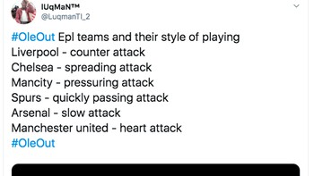 Pelatih Ole Gunnar Solksjaer pun jadi sasaran kritik di mana nonton MU sekarang disebut bikin serangan jantung. Foto: istimewa