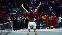 Bagi Nadal, gelar ini menjadi Piala Davis keempat sepanjang karier tenisnya. Penampilan Nadal di Piala Davis tahun ini terbilang sangat gemilang. Nadal terus bermain selama empat hari dan tidak pernah kalah dalam delapan laga yang dimainkannya. AP Photo/Bernat Armangue.