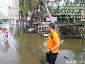 Banjir Landa Sejumlah Desa di Rohul Riau