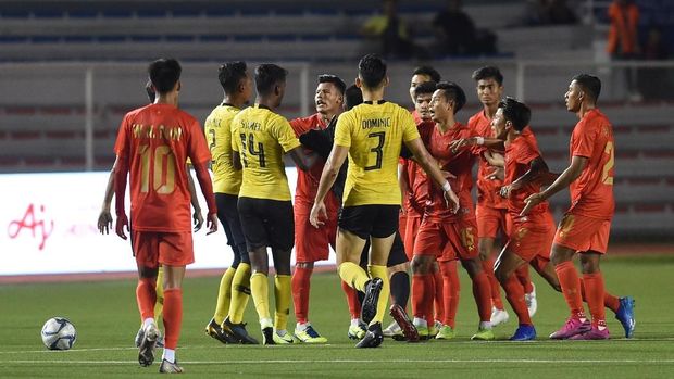 Myanmar lolos ke semifinal SEA Games 2019 berstatus sebagai juara Grup A.