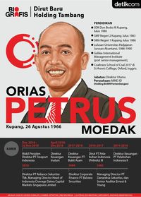 Biografis Bos Baru Holding Tambang