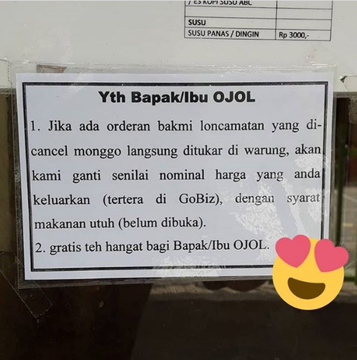 Foto: Instagram @lambe_ojol Foto: Instagram @lambe_ojol