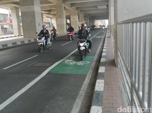 Biar Nggak Ditilang, Ini Jalanan Jakarta yang Ada Lajur Sepeda