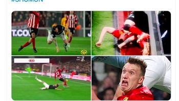 Ekspresi Phil Jones lebih sering jadi berita dibanding performanya. Foto: istimewa