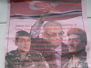 Beredar Seruan Pengibaran Bendera Bulan Bintang saat HUT GAM, KPA: Hoax!