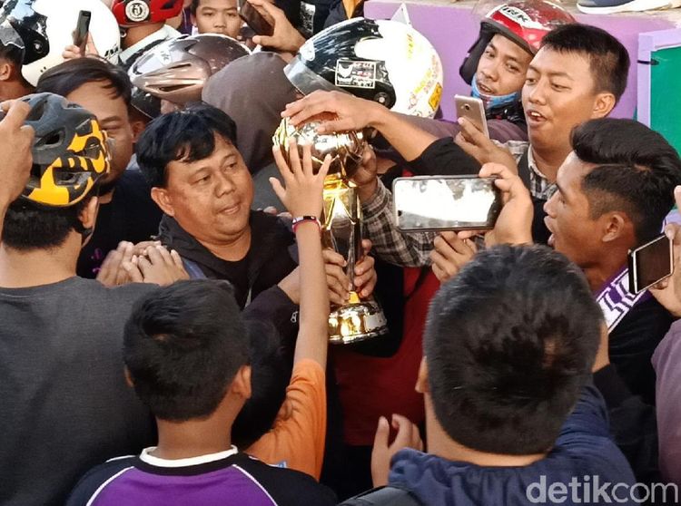 Juara Liga 2, Persik Disambut Bak Pahlawan di Kediri