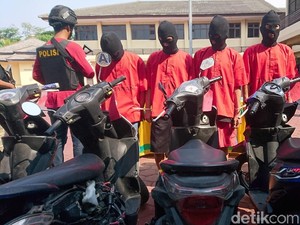 Polisi Tangkap Komplotan Curanmor Modus Dorong Motor