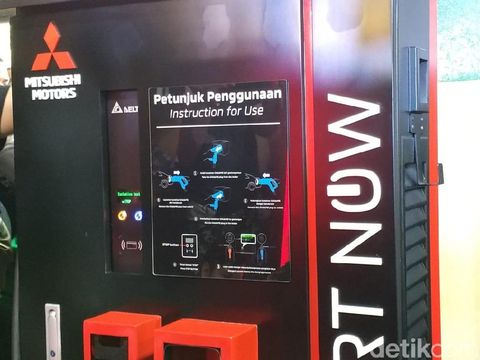 Stasiun Pengisian mobil listrik Mitsubishi  