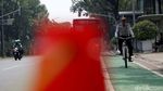 Hati-hati! Kendaraan yang Terobos Jalur Sepeda Akan Ditilang Polisi