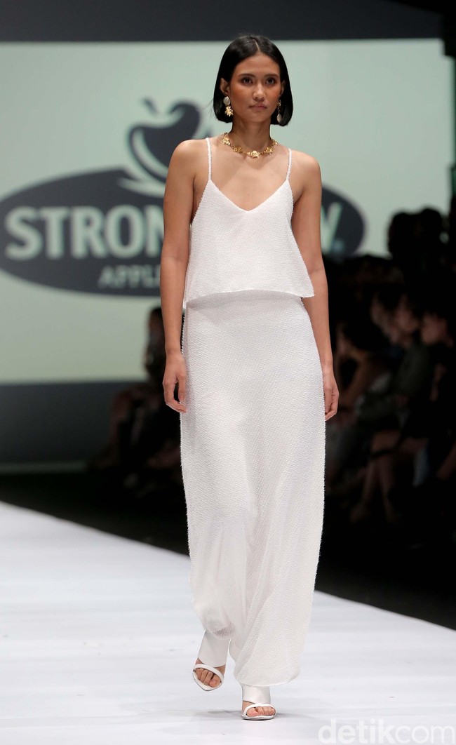 Fashion show Paulina Katarina terinspirasi dari wanita urban yang independen dan percaya diri, di Jakarta Fashion Week 2020, Senayan City, Jakarta. Senin [28/10/2019]. Foto: Rachman Haryanto/detikcom