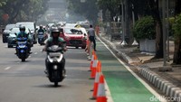 Saat masa uji coba, belum ada sanksi tilang bagi pelanggar.