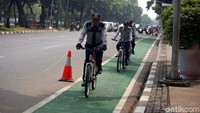 Seperti diketahui, penindakan berupa tilang terhadap kendaraan yang nekat melintasi jalur sepeda telah diterapkan sejak Senin (25/11) lalu.
