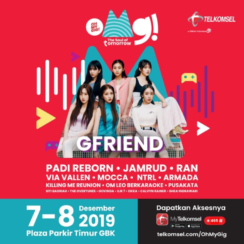 Isi Weekend-mu Bersama GFRIEND di Event Telkomsel Oh My Gig Isi Weekend-mu Bersama GFRIEND di Event Telkomsel Oh My Gig