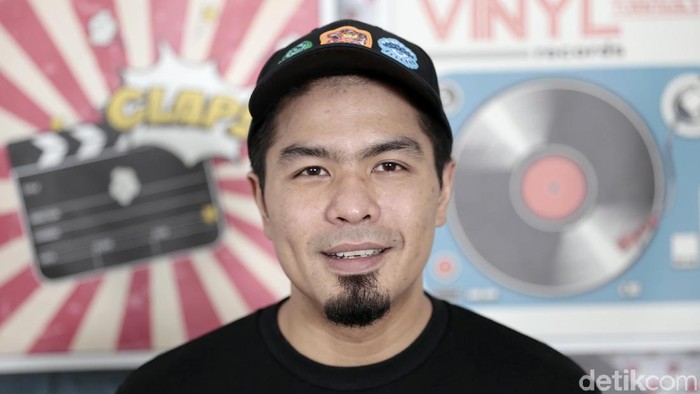 Bams saat datang ke kantor detikcom.