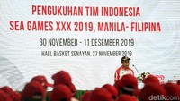 Pengukuhan tersebut digelar di Hall Basket Senayan, Jakarta, Rabu (27/11/2019) dan selanjutnya akan dilepas oleh Presiden Joko Widodo di Istana Bogor.