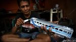 Keren! Bisnis Miniatur Kereta dari Manggarai Tembus Mancanegara