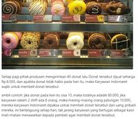 Viral Kasus Karyawan Dipaksa Beli Donat, Ini Penjelasan Indomaret