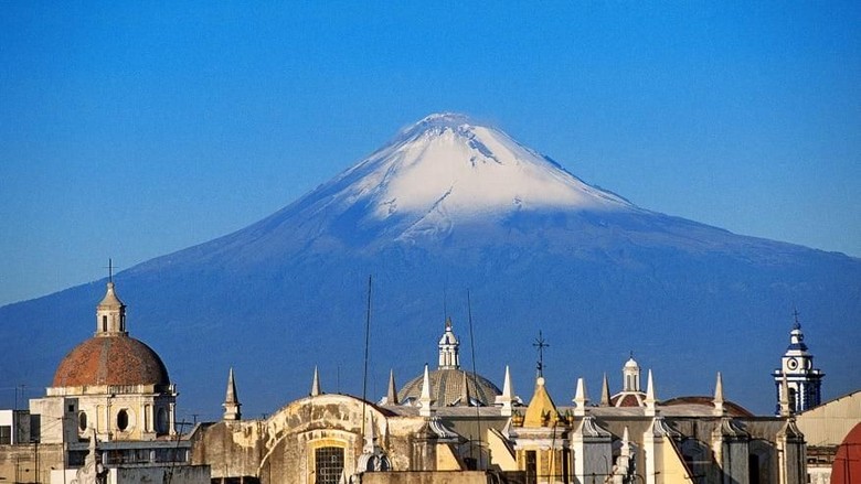 Lanskap Kota Puebla di Meksiko (Foto: CNN) Lanskap Kota Puebla di Meksiko (Foto: CNN)