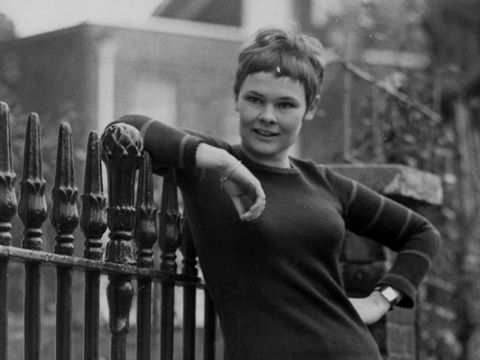 18th November 1967:  Judi Dench, voted Britain's top TV actress of the year in 1966.  (Photo by Keystone/Getty Images)
