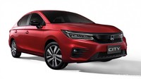 All New Honda City untuk pertama kalinya hadir dengan varian RS, dengan menawarkan tampilan lebih sporty serta dilengkapi teknologi Honda CONNECT yang dapat mengintegrasikan pengendara dengan mobilnya, dan hadirnya warna eksterior baru Ignite Red khusus untuk varian RS. Istimewa/Dok. Honda.