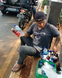 Jualan Minuman di Depok, Anak Punk Bertato Ini Jago Mengaji 