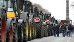 Ribuan Traktor Mengaspal di Pusat Kota Berlin