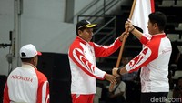 Menpora Zainudin Amali, memimpin langsung upacara pengukuhan.