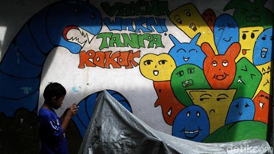 Potret Kampung Warna-warni dan Bebas Asap Rokok di Ibu Kota