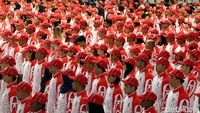 Potret sejumlah kontingan atlet Indonesia yang akan berlaga pada SEA Games 2019 di Filipina.