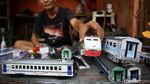 Keren! Bisnis Miniatur Kereta dari Manggarai Tembus Mancanegara
