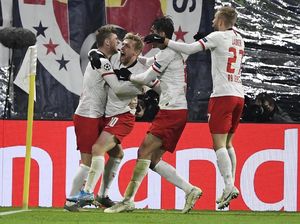 Video Momen Dramatis RB Leipzig Ciptakan 2 Gol di Akhir Laga