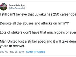 Tampil Trengginas, Lukaku Jadi Trending Papan Atas