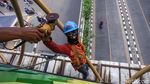 Melihat Wajah Baru JPO Pasar Minggu yang Hampir Rampung
