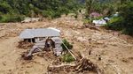 Penampakan Kerusakan Akibat Banjir Bandang di Solok Selatan Sumbar