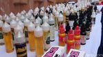 Bea Cukai Musnahkan Miras dan Rokok Ilegal