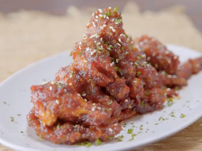 chicken wing sambal bajak chicken wing sambal bajak