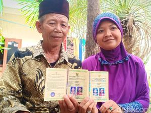 Kisah Cinta Kakek dan Dela yang Terpaut 42 Tahun Hingga ke Pelaminan