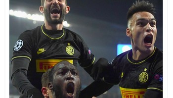 Bersama Inter, Lukaku menyarangkan 9 gol dalam 10 pertandingan terakhir. Foto: Twitter