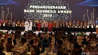 Dalam acara ini juga dilakukan penganugerahan Bank Indonesia Award 2019.