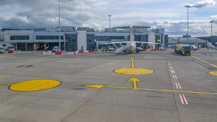 scenery at the Dublin Airport in Ireland